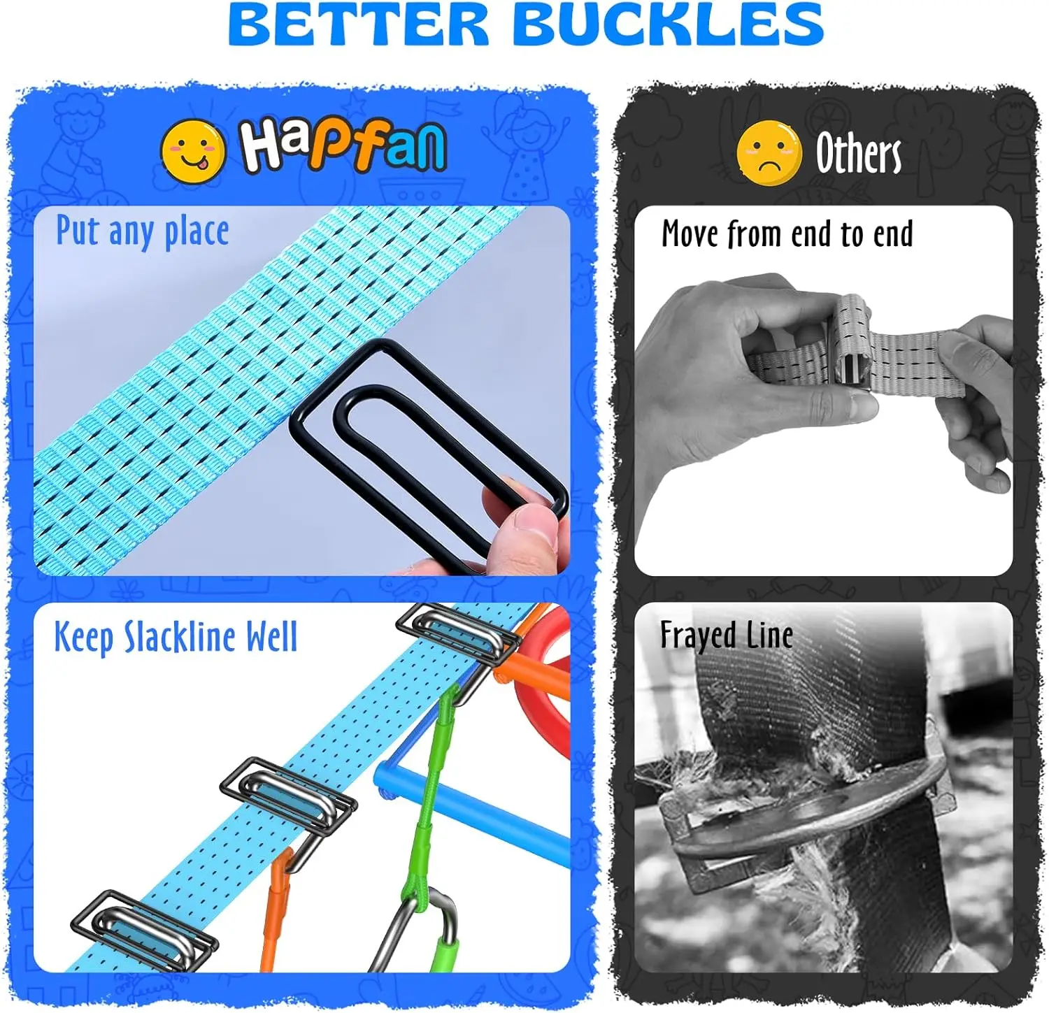 50 FT Ninja Warrior Obstacle Course Swing Set for Kids with Weather-Proof Accessories, Outdoor Playset with Monkey Bars for Back