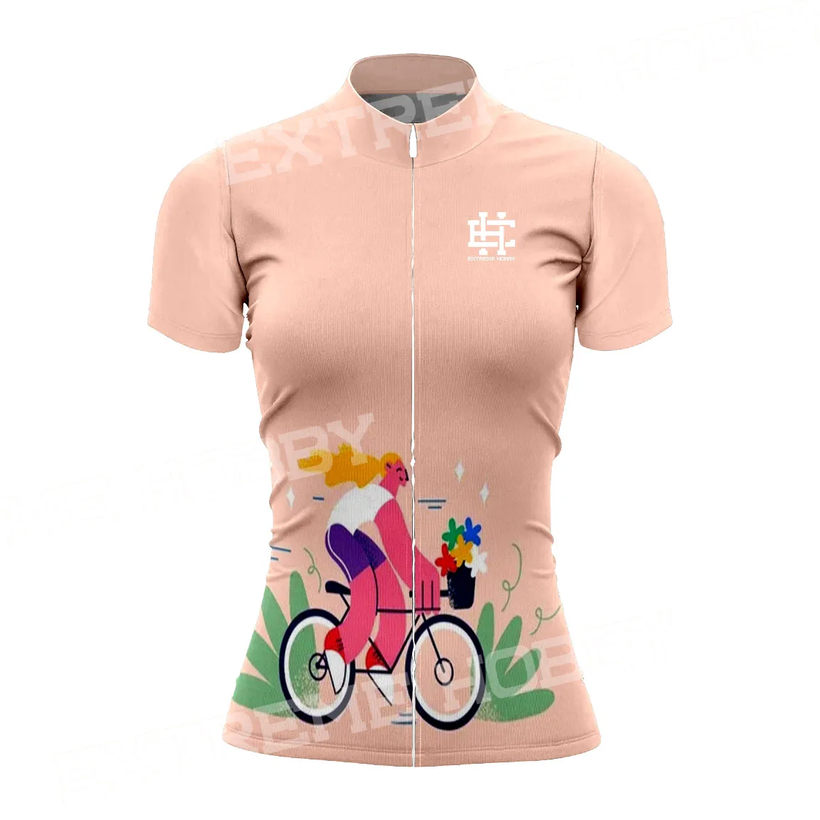 Extremes Hobby Sommer Frauen mehrfarbig kurz ärmel igen Fahrrad anzug atmungsaktiv schnell trocknend MTB T-Shirt Frauen Outdoor-Fahrrad