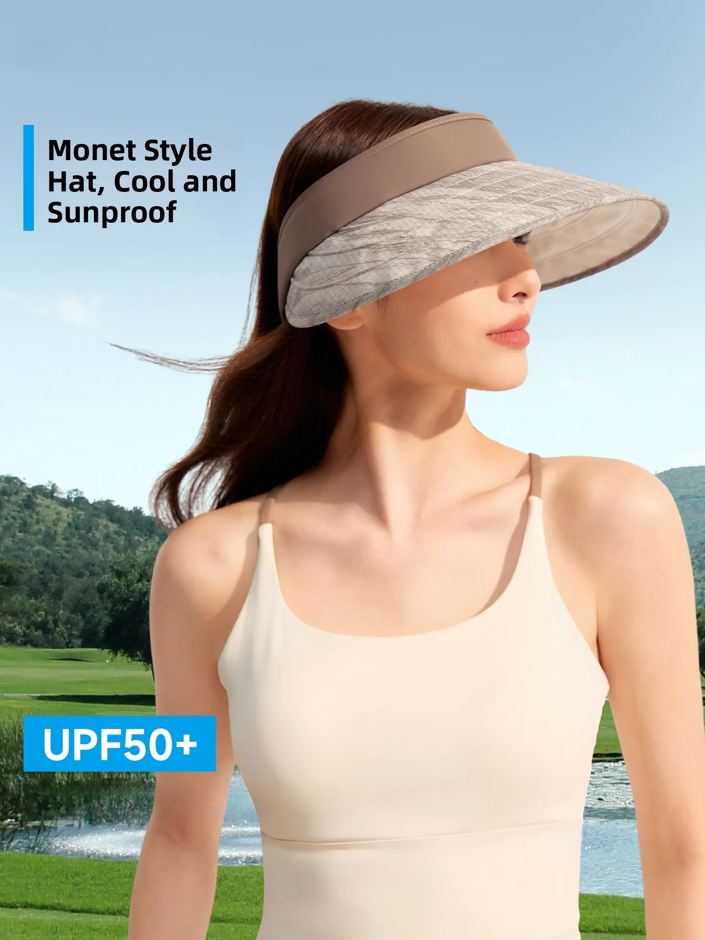 vvc-fashion-sun-hat-women's-outdoor-wide-brim-hat-uv-protection-sunshade-cap-adjustable-band-spring-summer-seasonal-hat