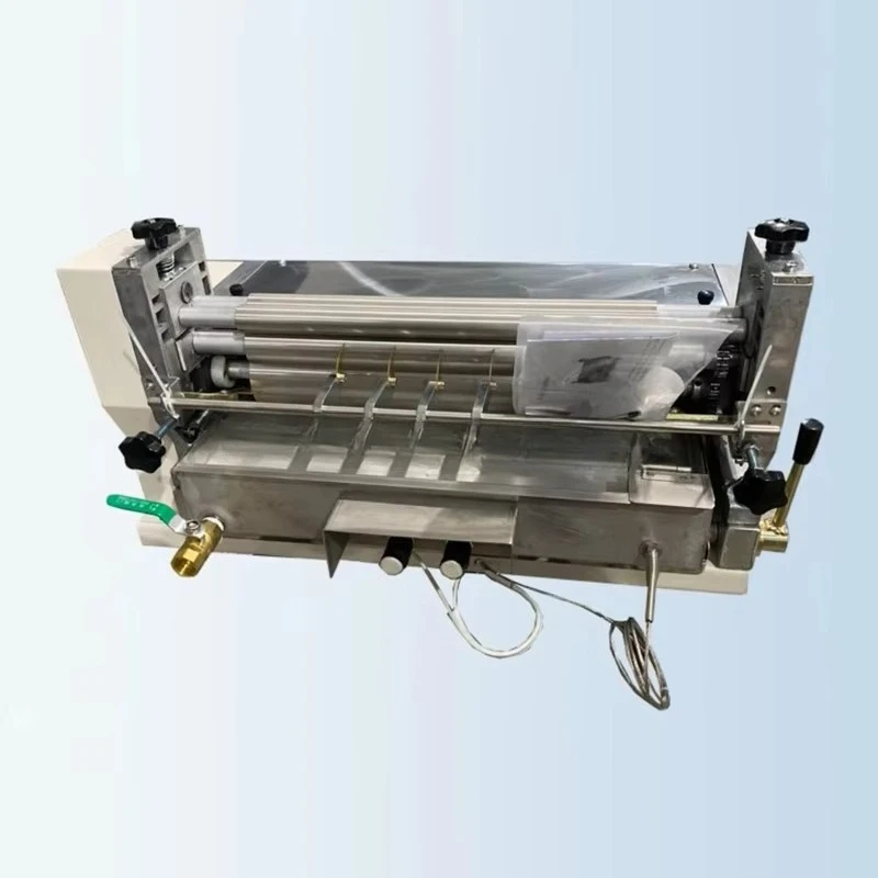 Applicator Hot Melt Glue Gluing MachineFactory Price 380mm Paper Box Glue Machine Hot Cold Glue