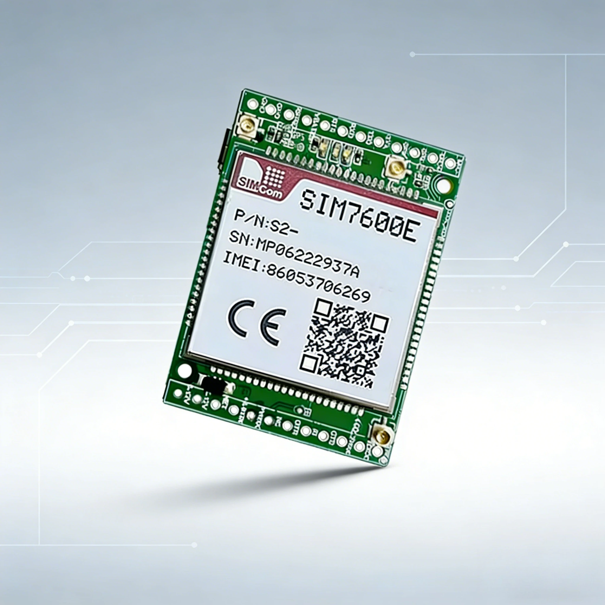 SIMCOM 4G CAT1 DD-MCore-SIM7600E Core Board With 4G GPS Antenna LTE CAT1 Voice GNSS Module
