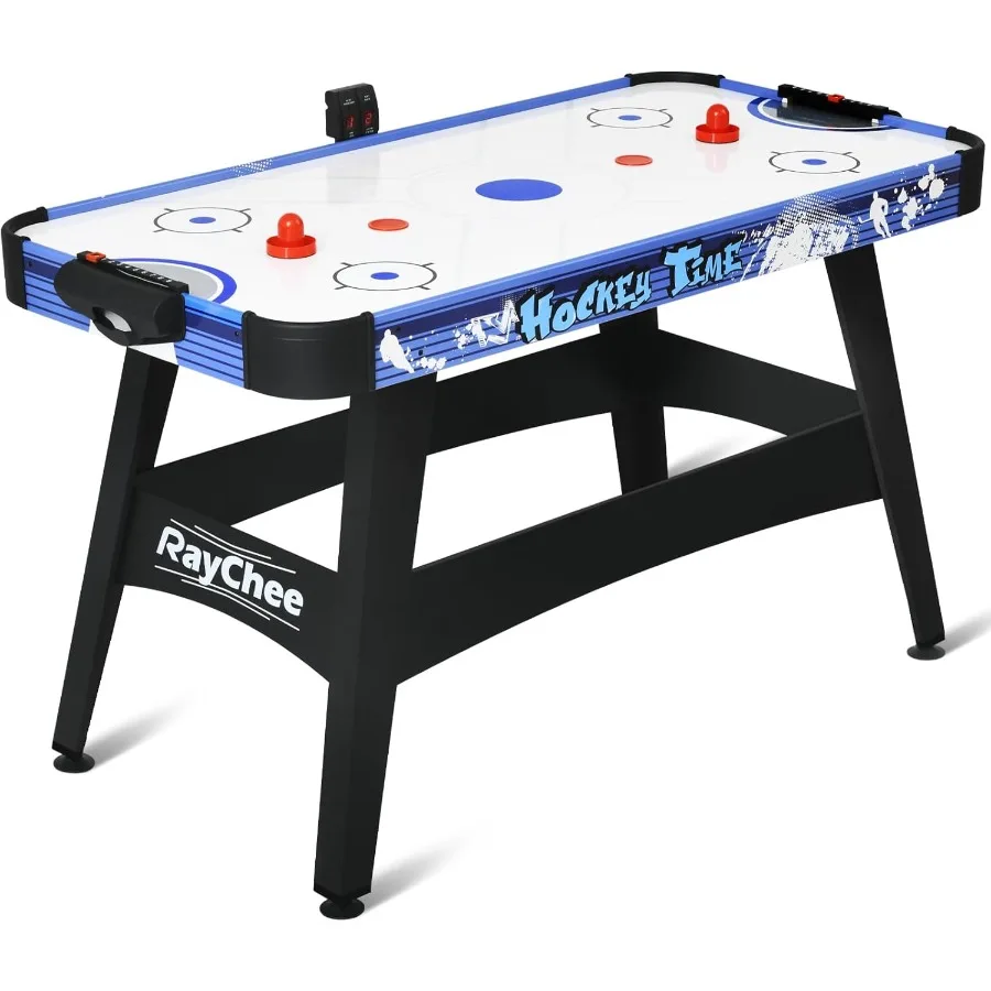 

Air Hockey Table Indoor Powered Air Hockey Game Table with 2 Pucks 2 Pushers Stronger Motor Digital LED Scoreboard for Adults a
