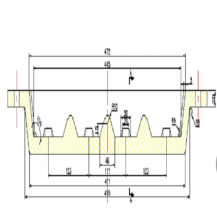 UBC كاشطات الألومنيوم سبيكة الألومنيوم آلة صب الحديد الزهر قالب الصب