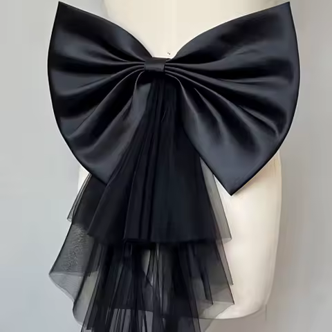 New sweat bowknot butterfly removable detachable training tail prom performance evening dress gown accessories DIY
