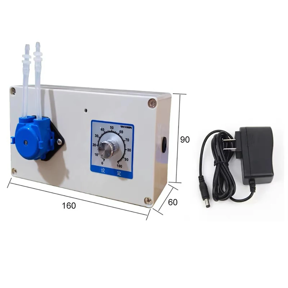 RS060 Laboratory Peristaltic Pump - Adjustable DC Micro Water Pump for Home, Lab, and Small-Scale Circulation