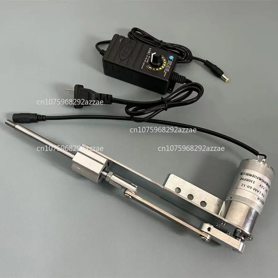 Mini linear reciprocating telescopic motion with stepless speed control and adjustable angle base