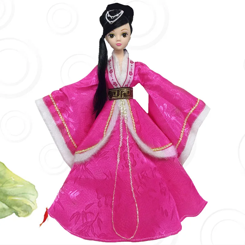 Chinese Style Clothes Suit for 30cm Doll Dress 11.5 Inch Doll Skirt Dress Up Accessories Girls Play House Toy