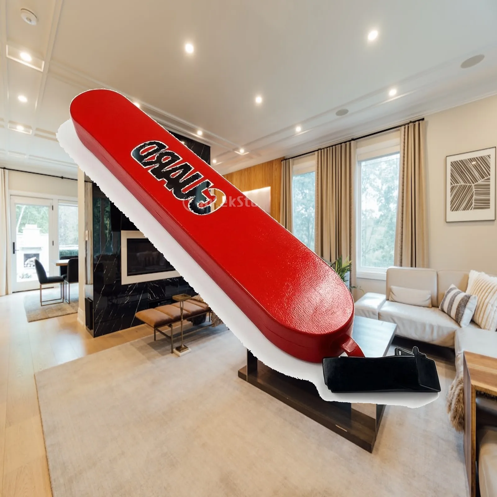 Assistance Flotation Board High-Visibility Immobilization Board Rigid for Lifeguards, First Responders, Emergency Response