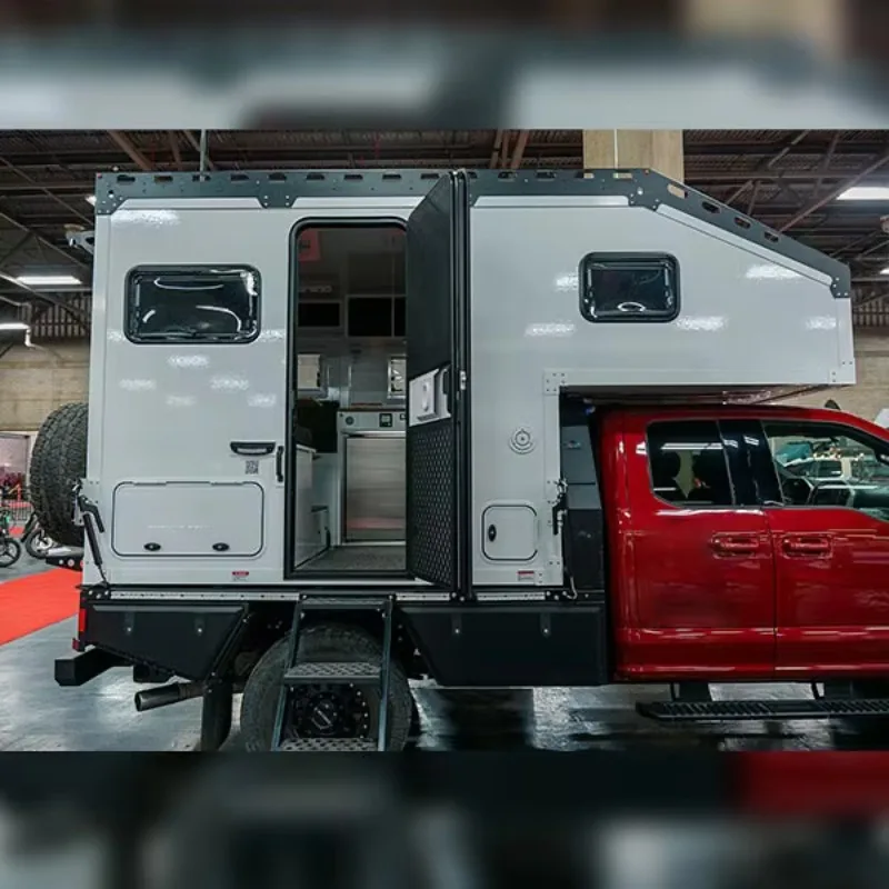 Modern Luxury SUV & Pickup Truck Camper, Comfortable Spacious Camping RV with Bathroom, 3.5T Capacity for 4-6 People Travel