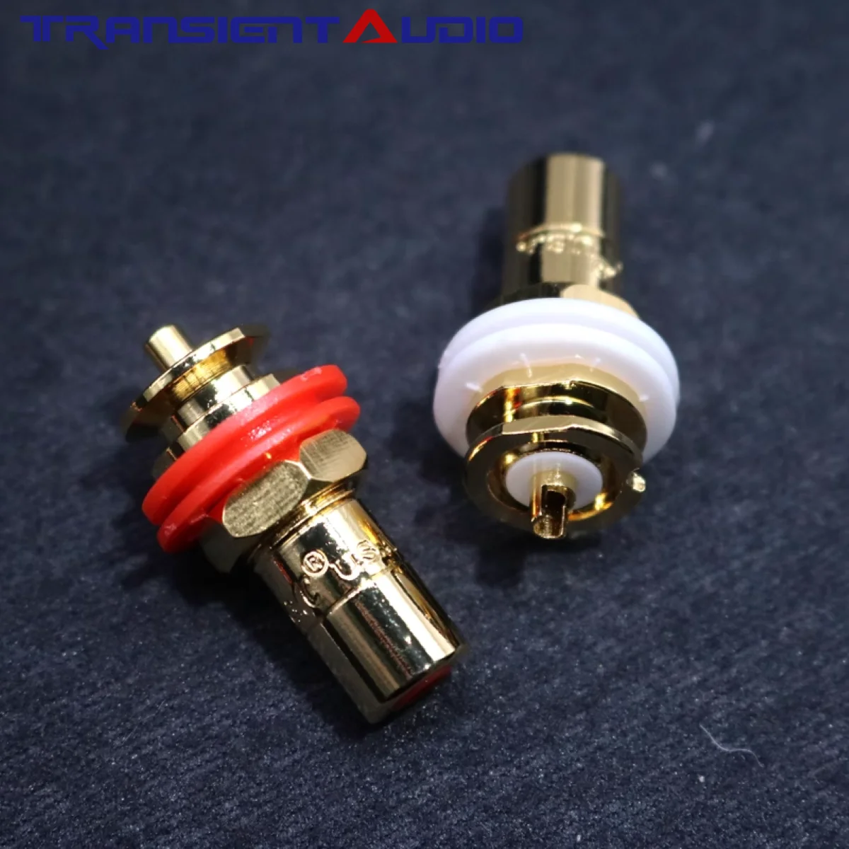 4pcs Gold-Plated Oxygen-Free Copper (OFC) RCA Female Jack/Socket for Audio Amplifier and Speaker Signal Connection