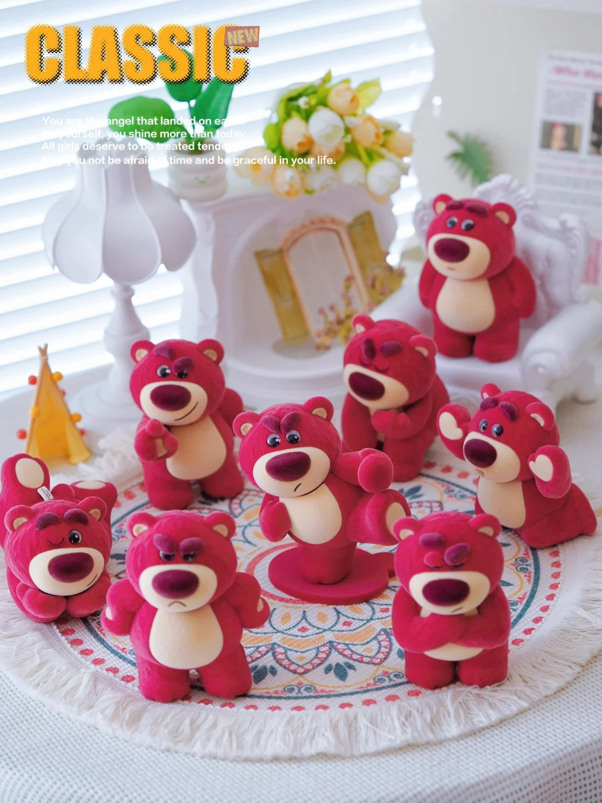 

Disney Strawberry Bear IT'S ME 2nd Generation Series Peripheral Cute Figure Blind Box Doll High-value Gift Ornaments