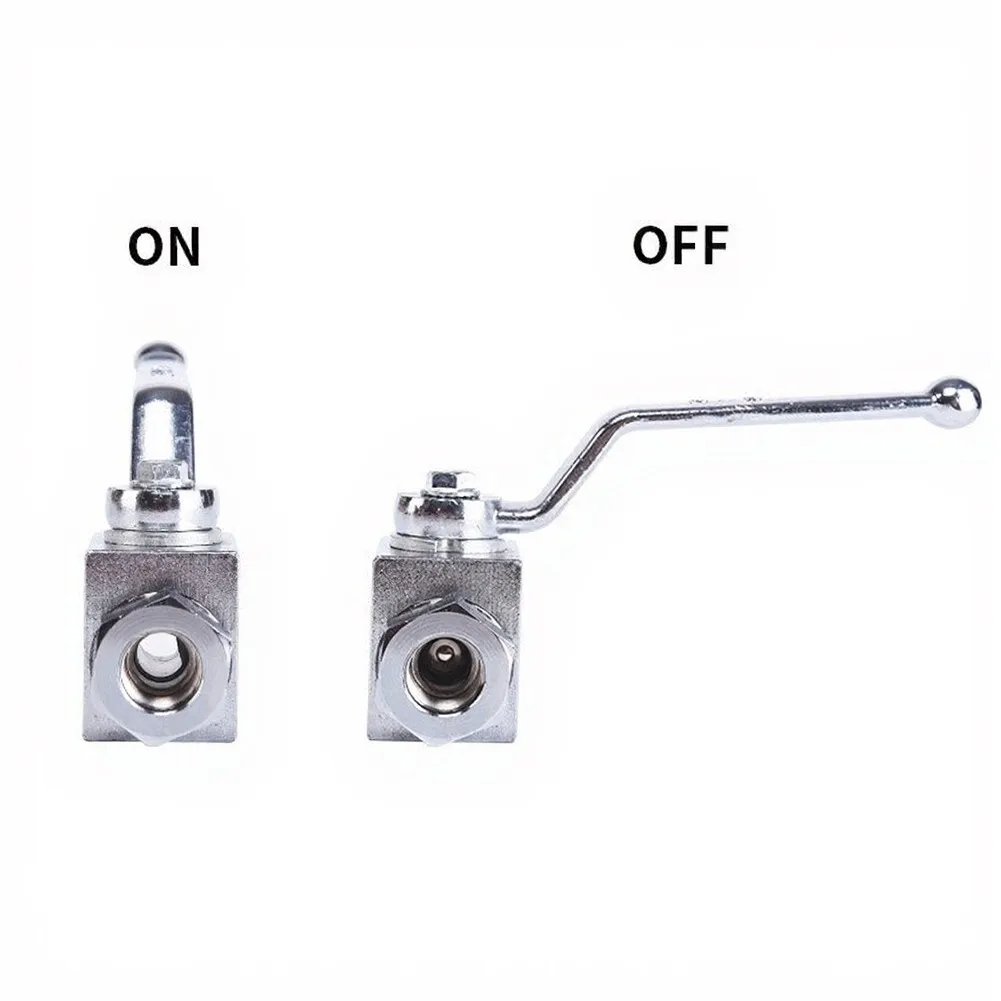 

Stainless Steel 3/8 Quick Connect Ball Valve Kit for High Pressure Washers Optimized Water Flow No Clog Design