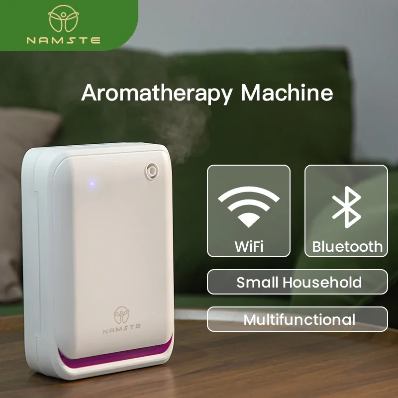 Diffuser aroma Bluetooth WIFI 500m pencuci parfum cucian untuk rumah 260ML Distributor aroma minyak esensial mesin nama