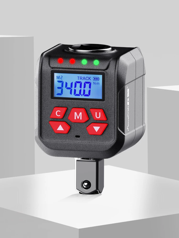 AliExpress MoveCrab Digital Torque Adapter Kit 1/2"+1/4"+3/8" Drive 10-400Nm ±2% 500 Memory & 9 Presets Bike/Car/Industrial Torque Tester