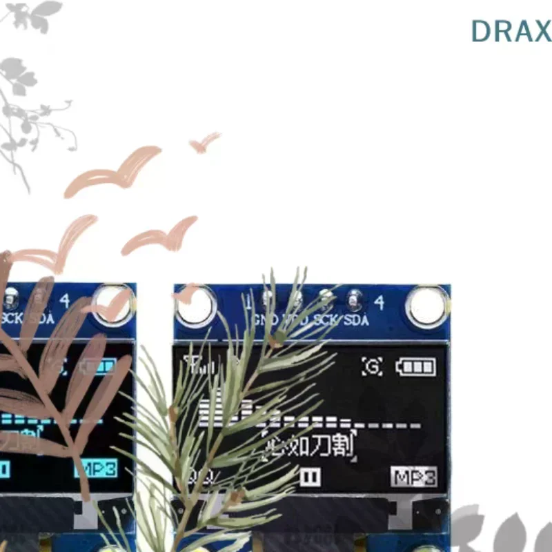 DIYUSER 0.96 Inch SSD1306 OLED Display 128x64 IIC I2C Serial: 1Pc LCD Screen With White Blue Yellow Colors