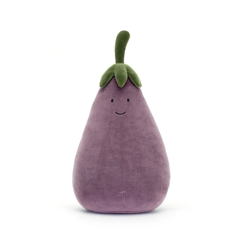 

Lively British Eggplant Vegetable Plush Toy Educational Doll Gift For Children Soft Stuffed Animal Toy Smart Plaything