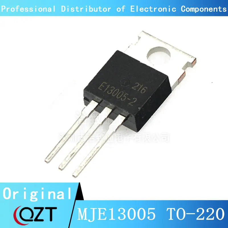 10 pçs/lote MJE13005-2 TO220 MJE13005 E13005-2 E13005 4A 500V PARA-220 chip Novo local