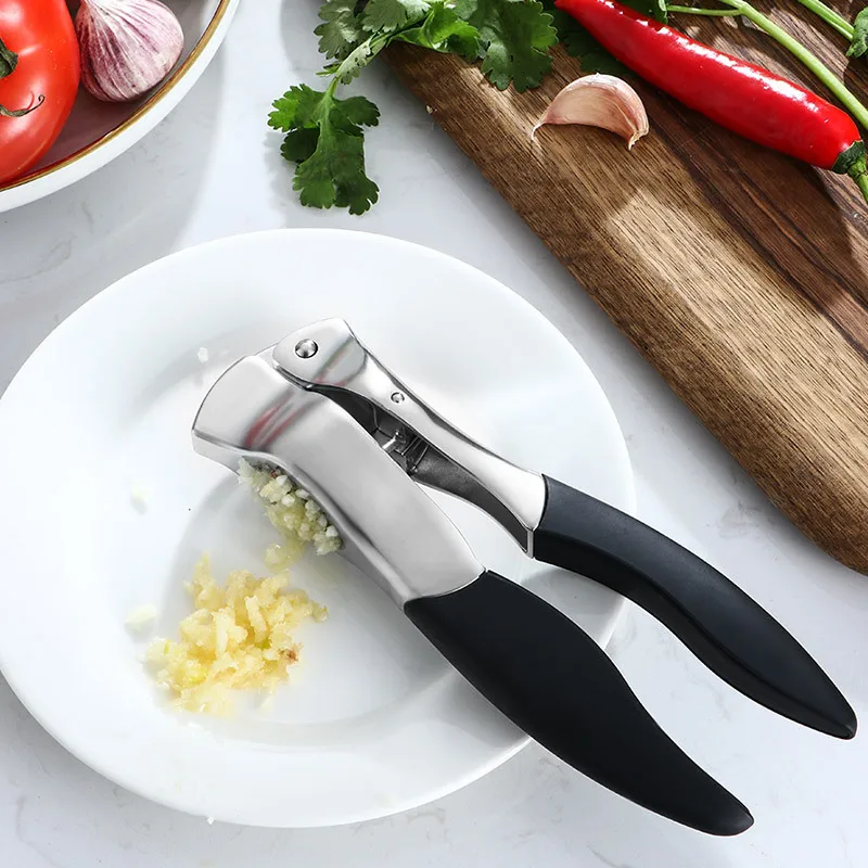 Imitating Stainless Steel Garlic Press Crusher Kitchen Cooking Vegetables Ginger Squeezer Masher Handheld Ginger Mincer Tools