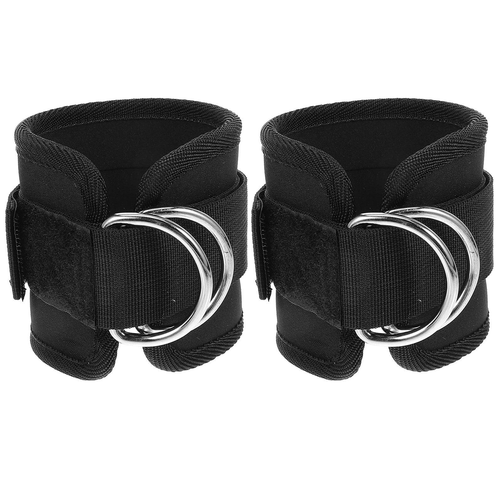 

2 Pcs Kit Tension Rope Fitness Ankle Buckle Hip Strength Training Equipment Accessories (black Pair) 2pcs Net
