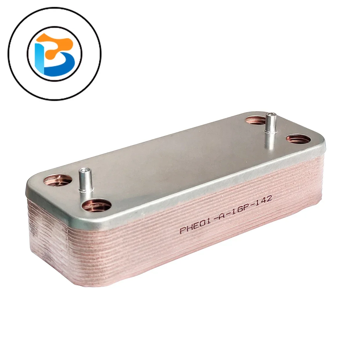 

1 шт., 12/14/16 пластин, аксессуары для газовых котлов, пластинчатый теплообменник для замены газовых котлов