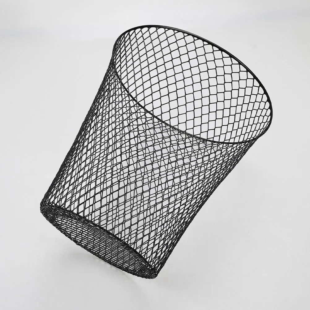 

2pcs Iron Art Basket Multifunctional Storage Bin For Home Fruits Vegetables Clothes Laundry Metal Wastepaper Holder Daily