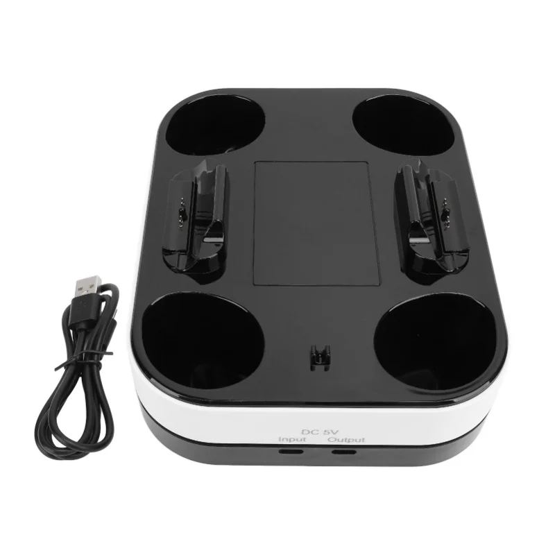 

3 In 1 Console Charging Station With Colorful RGB Light Plug Play LED Indicator Light Dual Controller Charging Dock