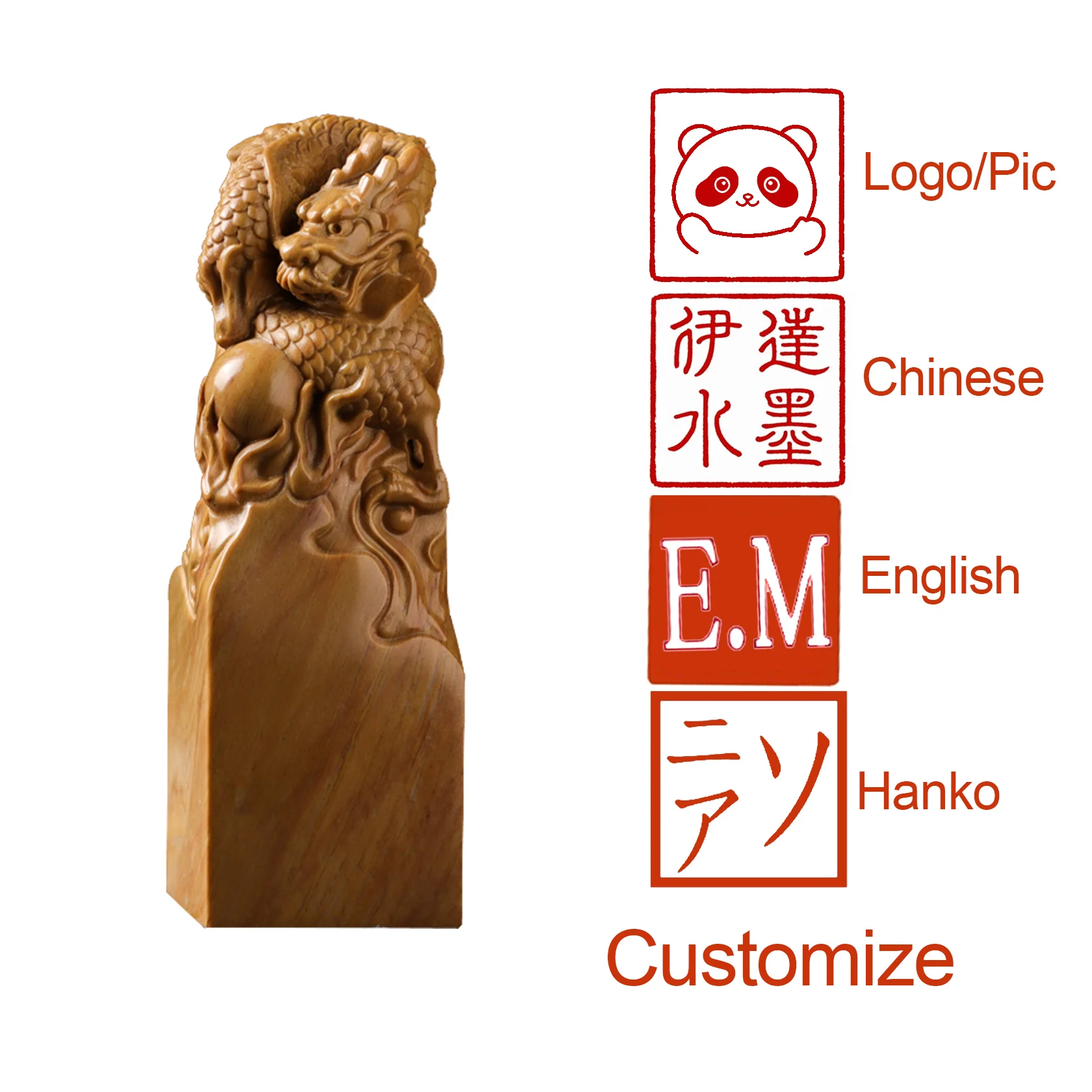 

Китайские именные печати с зодиакальными знаками, резные квадратные каменные печати для каллиграфии, индивидуальные печати на английском и корейском языках, печати с логотипом, изображением, персонализированные подарки