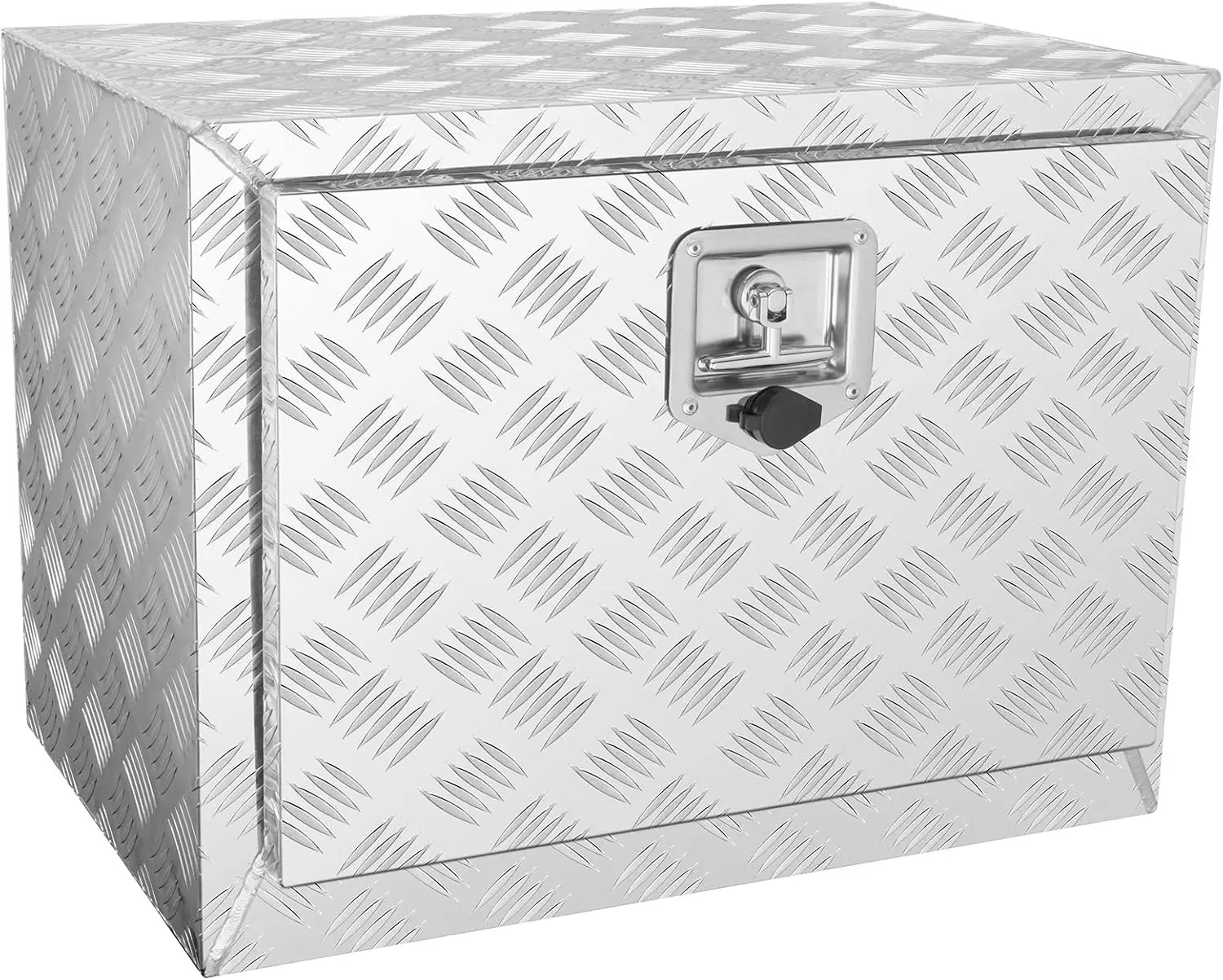 

Underbody Truck Box, 24'×14'×16' Pickup Storage Box, Heavy Duty Aluminum Diamond Plate Tool Box with