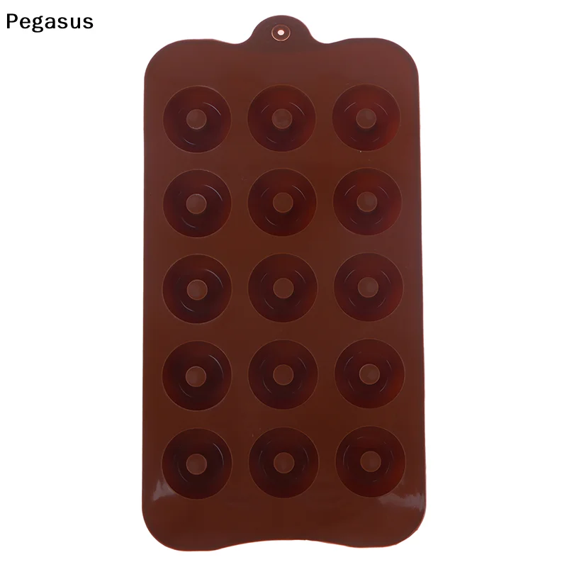 [S]15 Hole Cake Silicone Donuts Molds DIY Baking Pastry Cookie Chocolate Mold Muffin Cake Mould Dessert Handmade Kitchen Tools