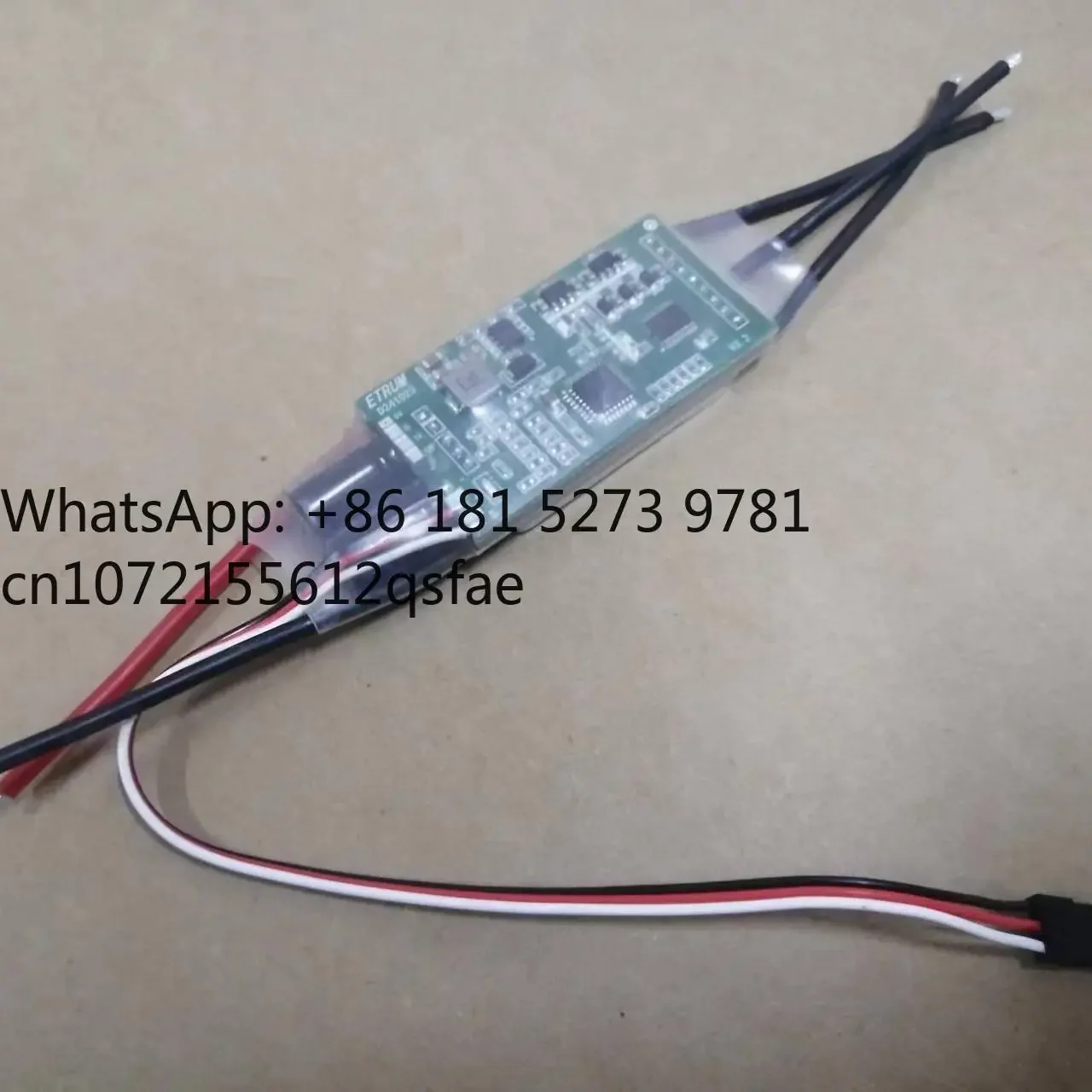 ETRUM 50A 2s-6s Two-way Forward and Reverse Brushless ESC, Underwater Robot,RC  Boat ROV