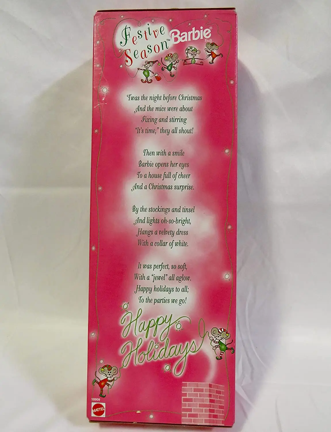 الأصلي باربي احتفالي الموسم 1997 ندفة الثلج فستان عيون خضراء شعر أشقر 11.5 "دمية للفتيات اللعب طبعة خاصة عيد الميلاد