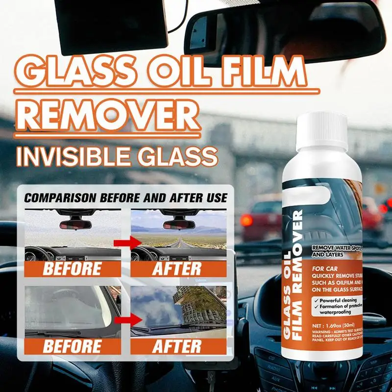 

Glass Oil Film Cleaning Tool Car Windshield Rainproof Remover Car Glass Oil Film Water Stain Removal Brush For Motorcycles Auto