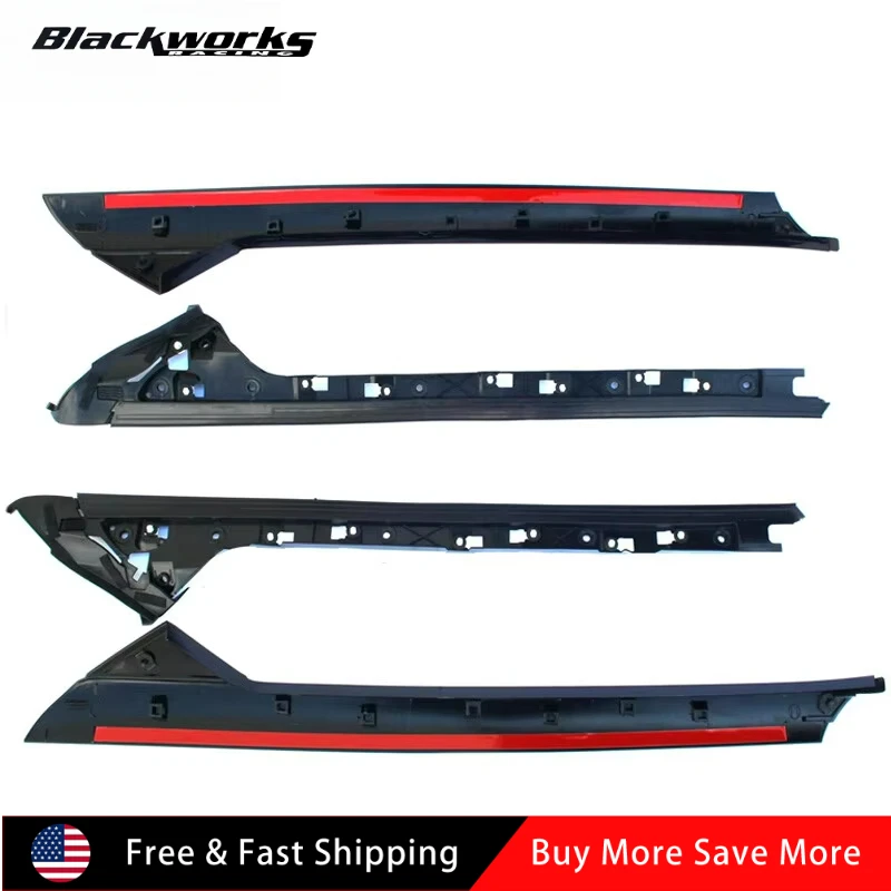 

926-450 BB5Z7803137AA BB5Z-7803137-AB 2 пары накладок на левую и правой боковую стойку лобового стекла для Ford Explorer 2011-2019 гг.