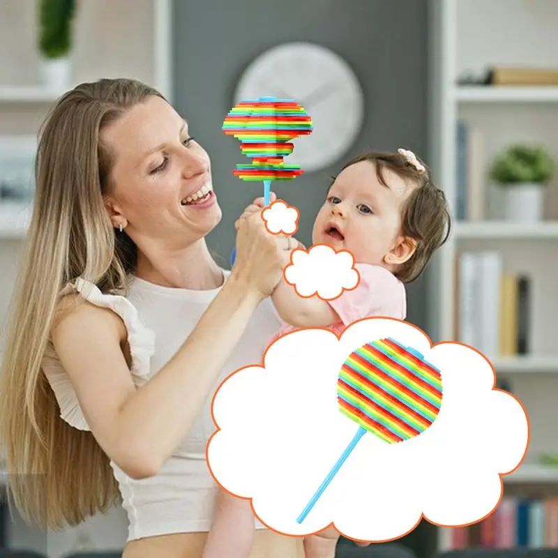 

Rotating Lollipop Fidget Rotatable Lollipop Vent Toy Spin Lollipop Fidget Toys Sensory Educational Stress Relief Toy For Kids