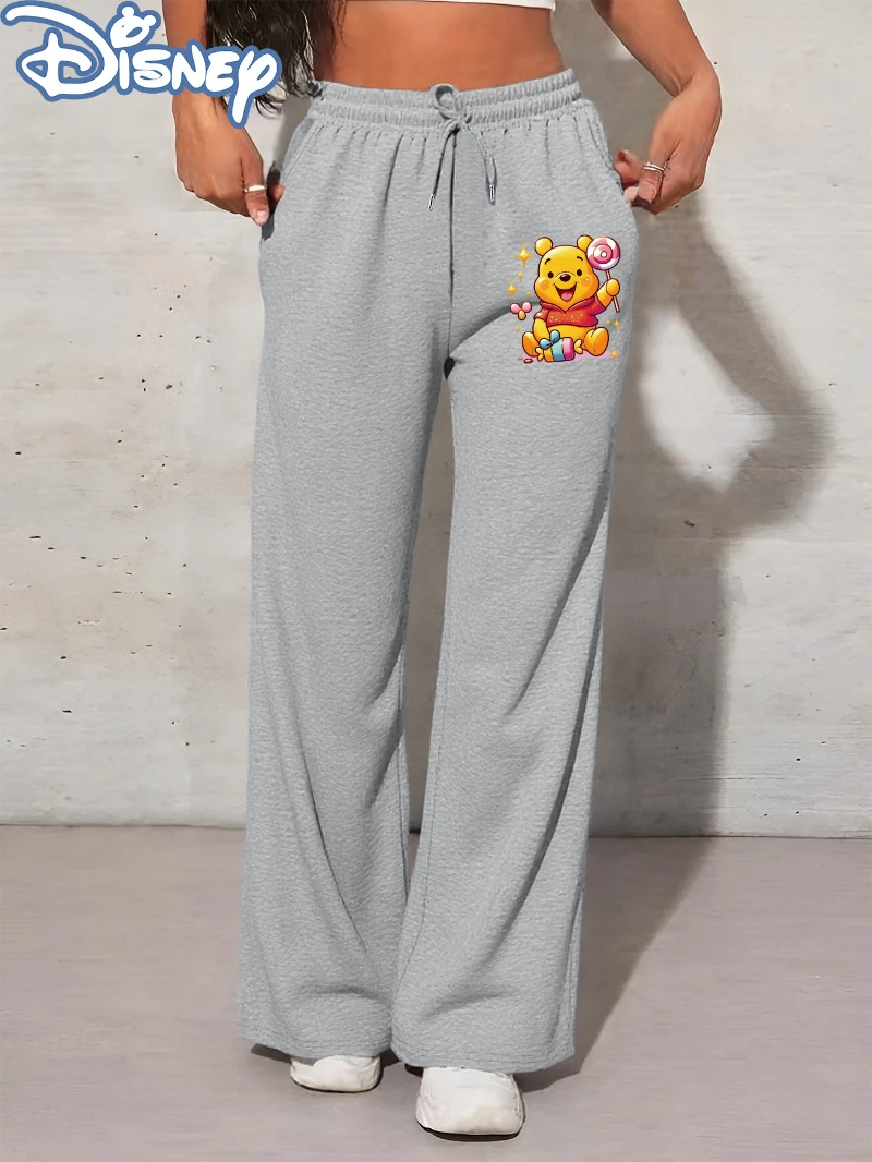 

Potdemiel Лицензированные женские модные прямые брюки, с принтом, теплый шнурок на осень и зиму.