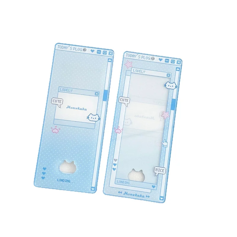 Kawaii Cat Life Four Grid Card Set Acrylic Life Four Grid Hard Card Set Kpop Star Chasing Small Card Set Photo Display Hangers