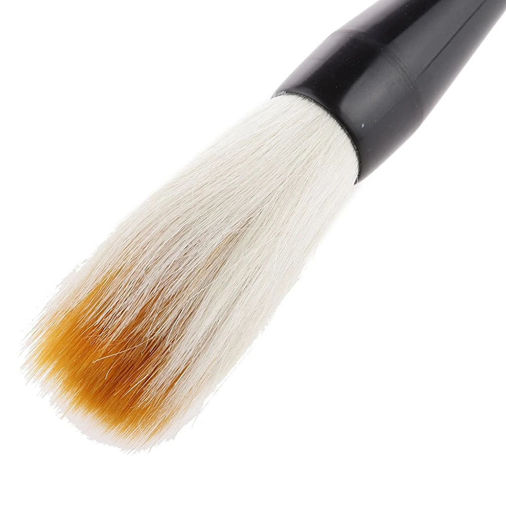 

Chinese Calligraphy Writing Goat Hair Drawing Traditional Sumi Script Wooden Shaft Painting Home Decor