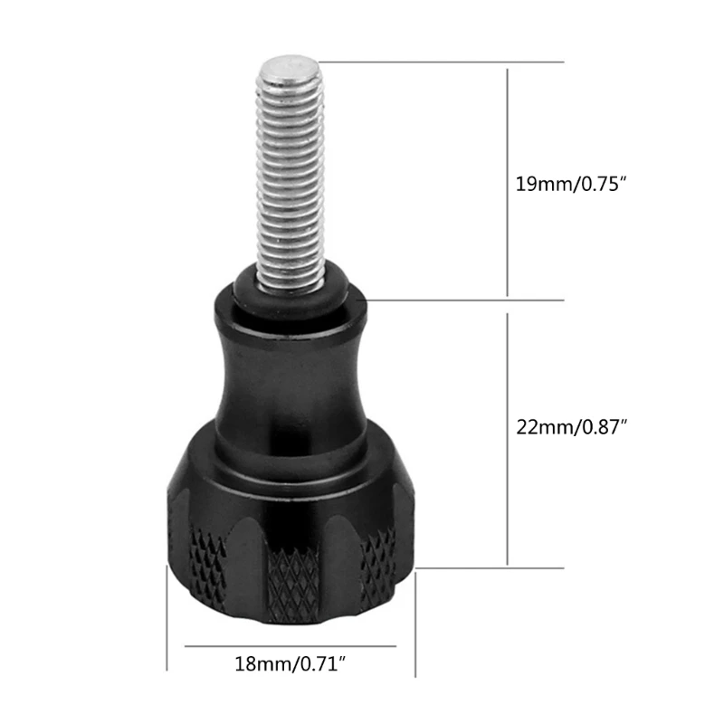 Aluminum Screw Accessories Thumb Knob Stainless Nut Long Short Screws for Gopro 11 10 9 Yi 4K SJCAM