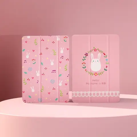 Cute Rabbit iPad Case 2017 2018 obeross