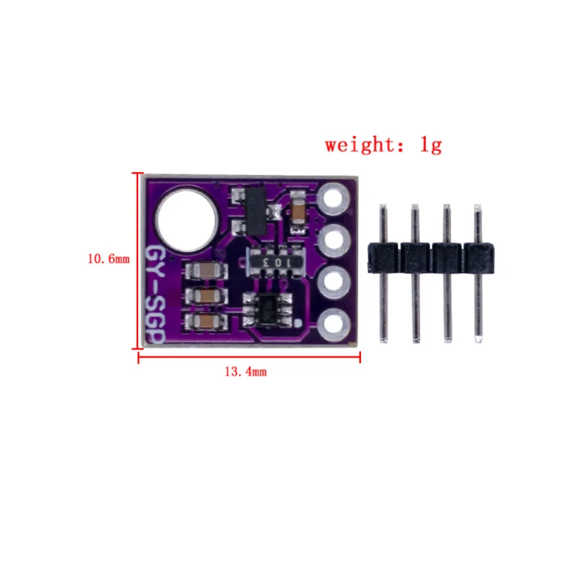 Gas Sensor Module for Air Quality Testing, Carbon Dioxide, Formaldehyde Monitoring, TVOC, CO2 Gas Sensor, Instrument Accessories