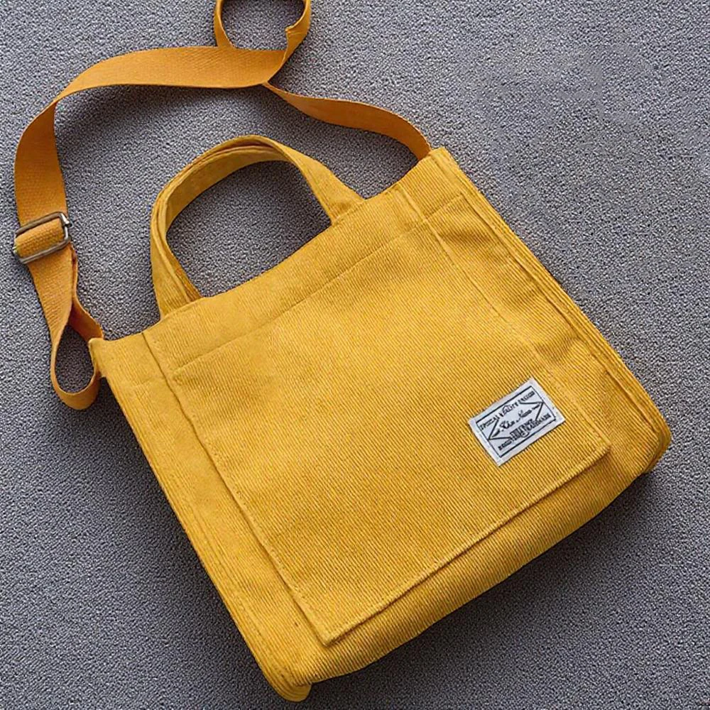 

Женская сумка через плечо, простая вельветовая сумка большой емкости, модная маленькая квадратная сумка, портативная сумка-тоут