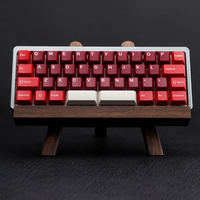 Black Walnut Keyboard Stand Custom Gaming Keyboard Display Shelf Mechanical Keyboard Stand for Tablet and PC Decoration