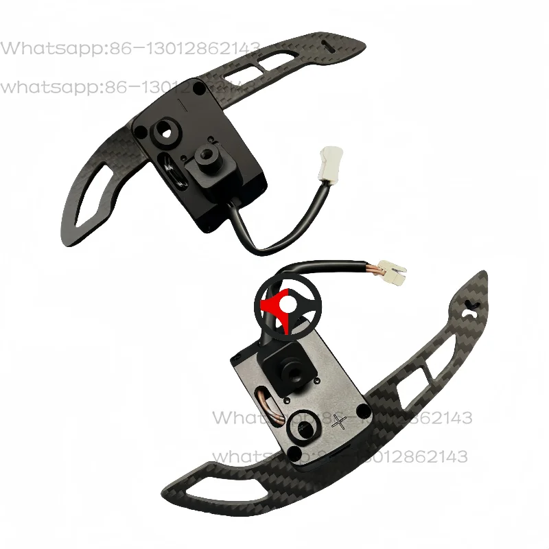

Replacement of genuine carbon fiber steering wheel shift paddles and extended shift paddles