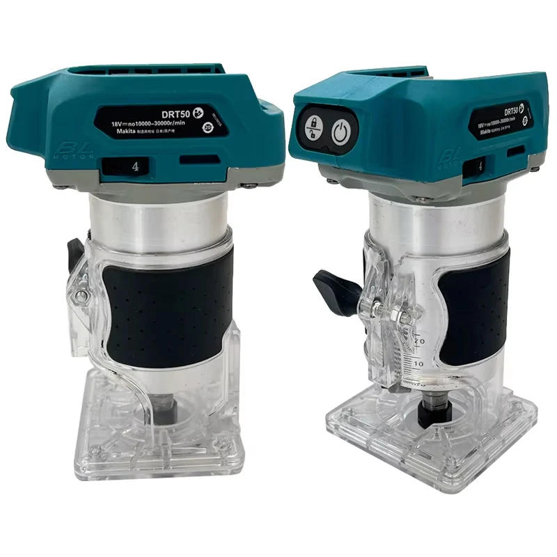 Makita drt50 original sem fio trimmer recarregável máquina de corte sem escova ferramenta fresagem máquina gravura madeira
