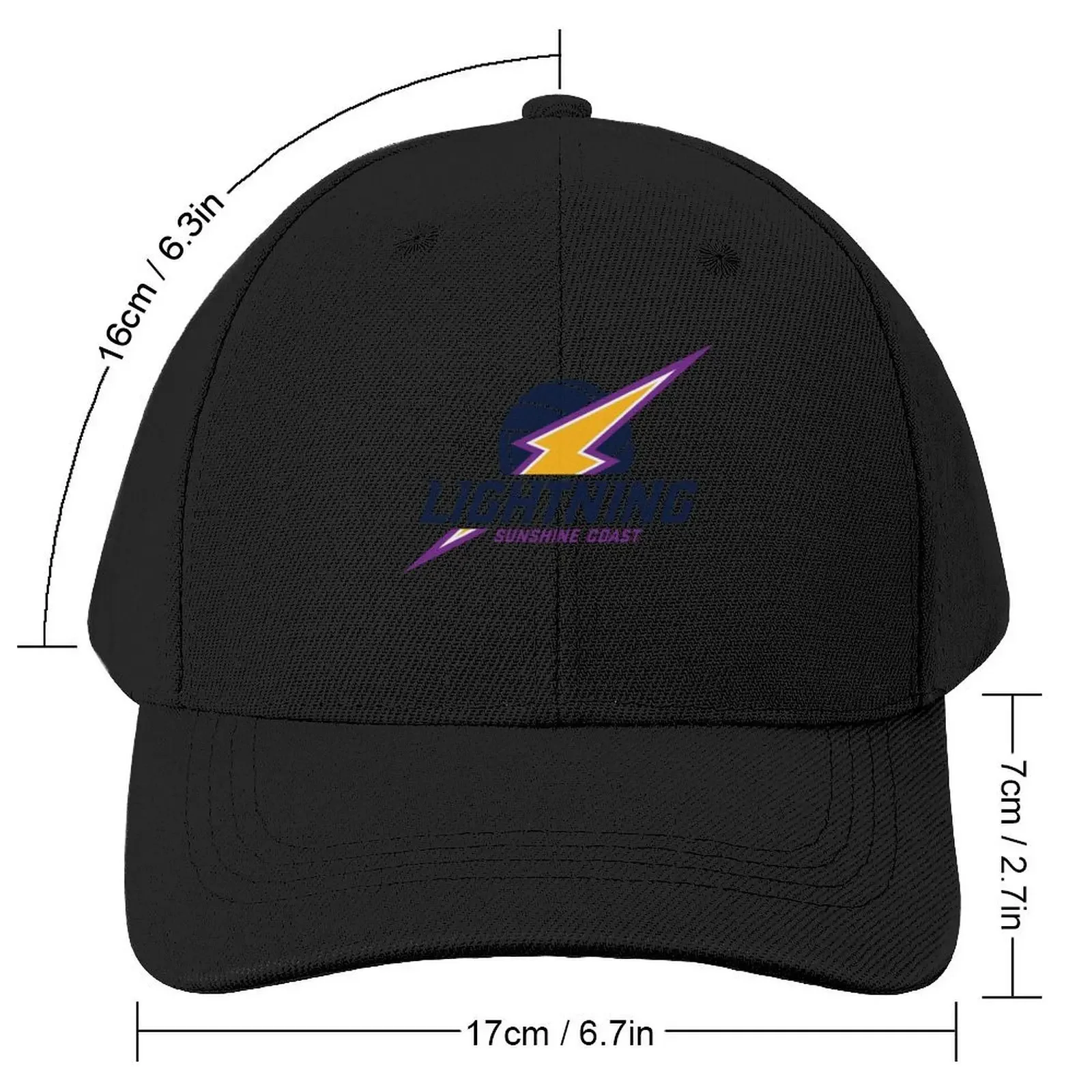 Sunshine Coast Lightning Baseball Cap Dropshipping beach hat New In The Hat Golf Wear Golf Men Women's