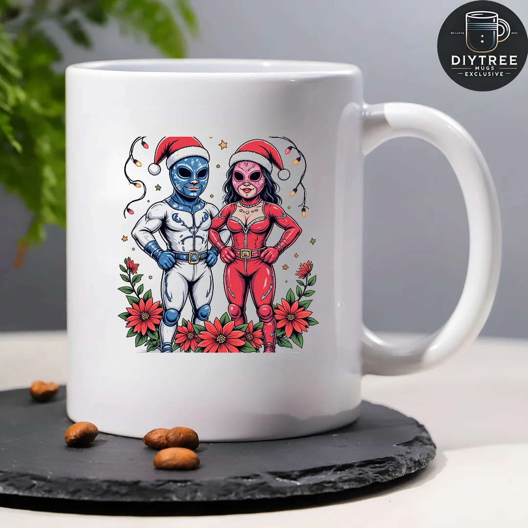 Taza con temática navideña de dibujos animados de 11oz + decoración festiva, taza para niños, taza de café para oficina familiar, juego de regalo de Navidad
