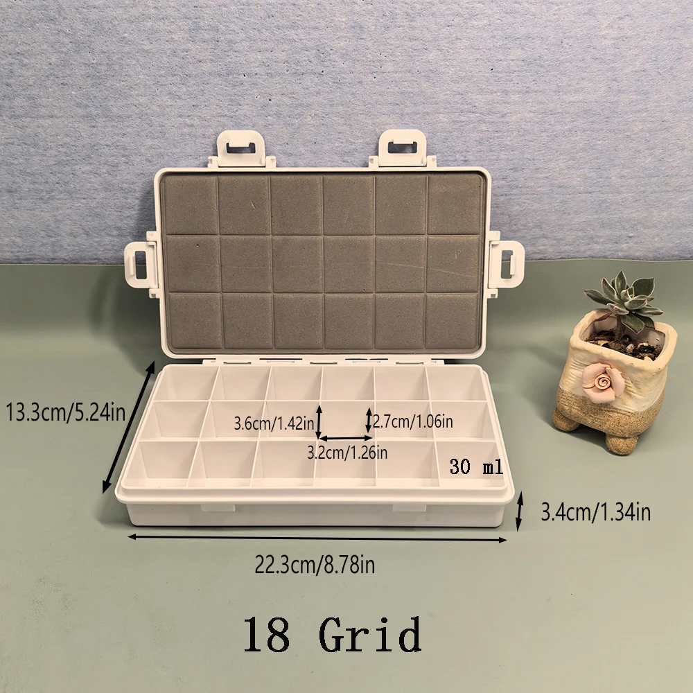 Герметичная коробка для увлажняющих красок, 12/24/36, сетка, органайзер для масляных пигментов, акварельная палитра, акриловые краски, товары для хранения рукоделия