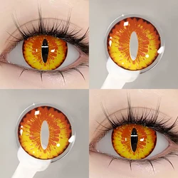 Bio-essence 1 Pair Anime Cosplay Contact Lenses for Eyes Cosplay Lenses Anime Lense Blue/Purple Halloween Lenses Anime Accessory