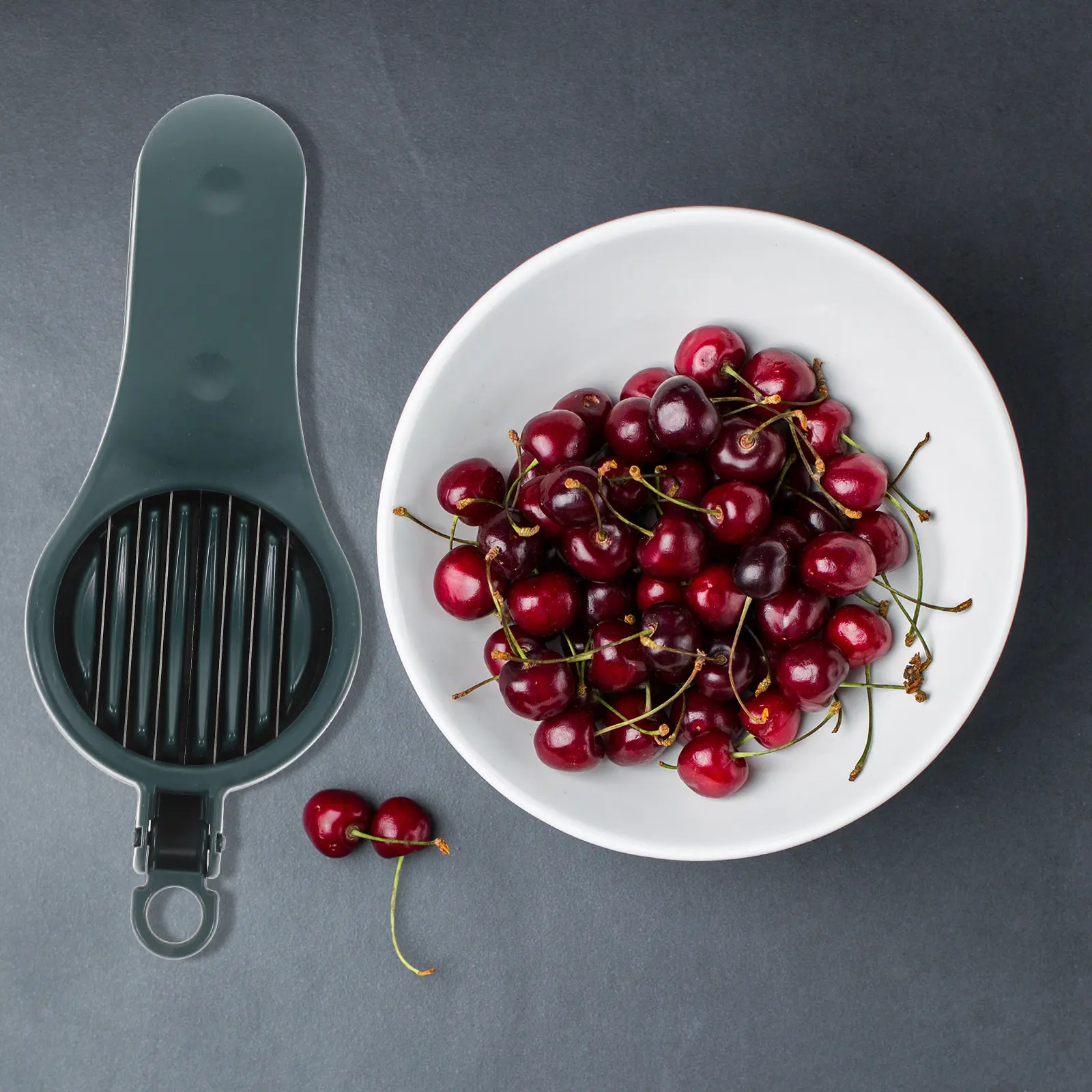 Cherry Pitter Tool - Kitchen Cherry Slicer Pitter Manual Fruit