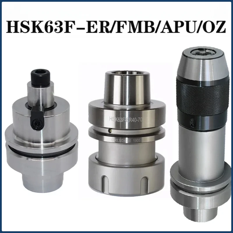 

HSK63F ER16 ER20 ER25 ER32 HSK Tool Holder FMB22 FMB27 Tool Holder HSK63F APU Engraving Woodworking Machine HSK63 SK Tool Holder